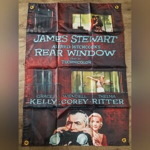 Rear Window Movie Poster Tapestry